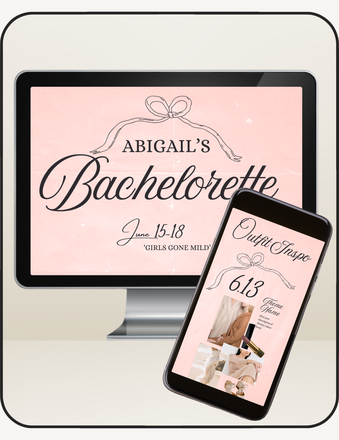 Girls Gone Mild Bachelorette Template
