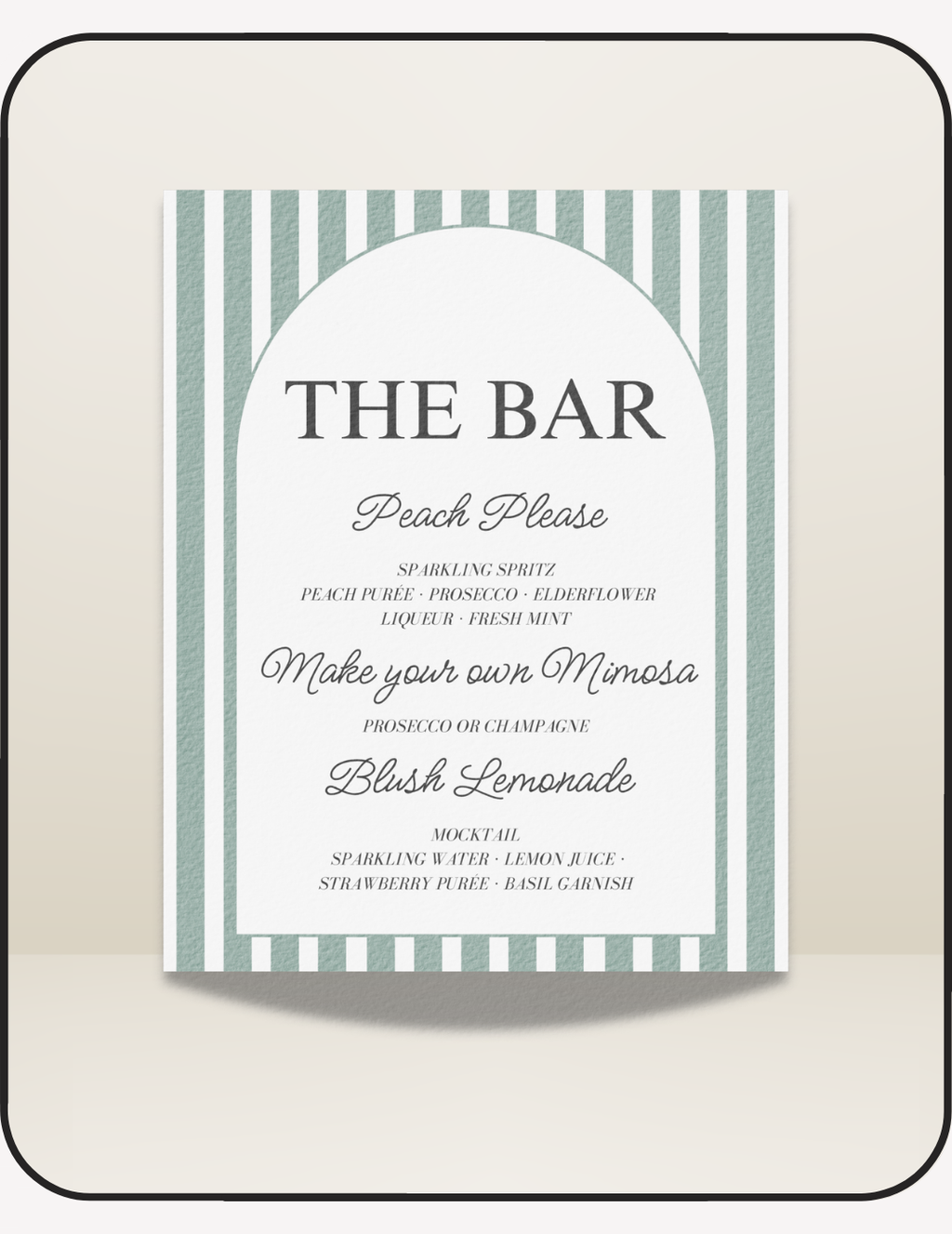 Lakeside Bachelorette Bar Sign