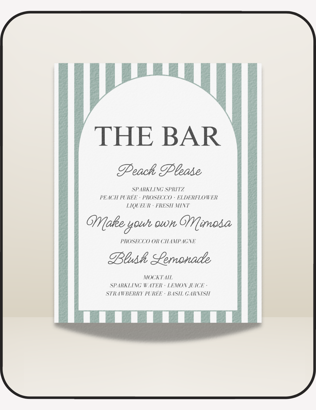 Lakeside Bachelorette Bar Sign