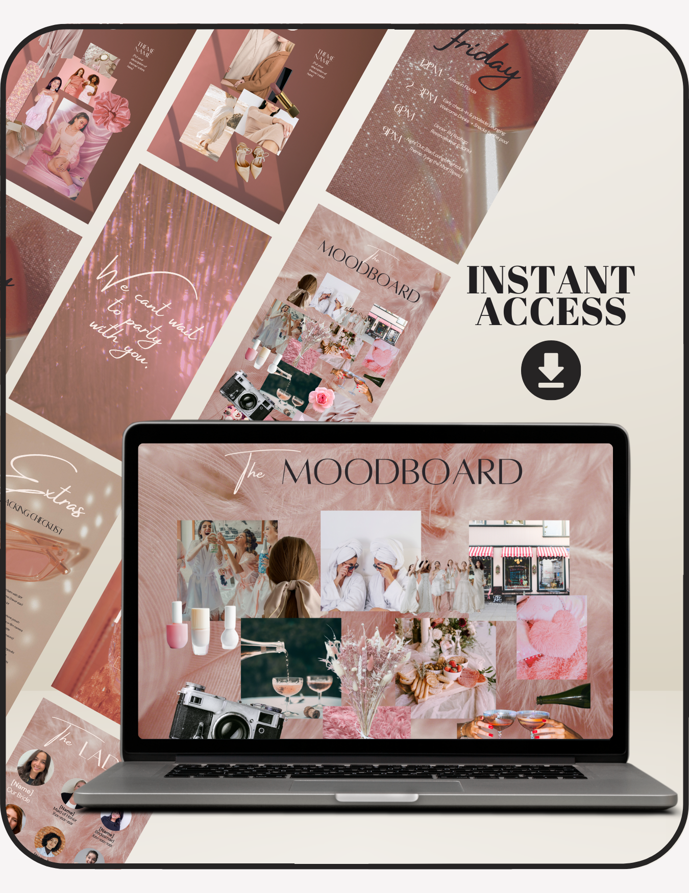 Girly Bachelorette Template