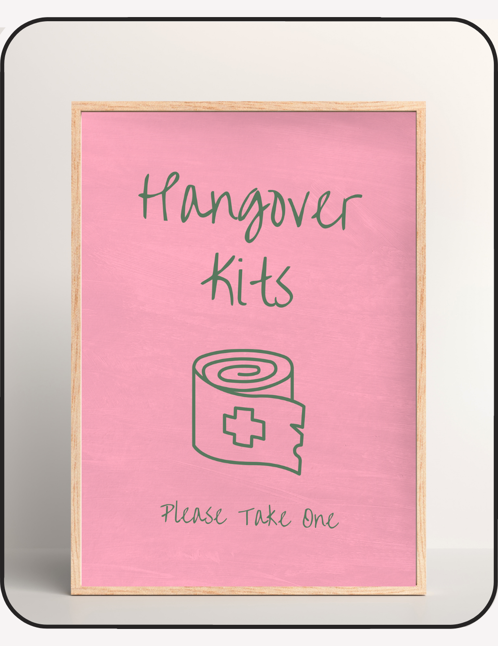 Palm Beach Bachelorette Hangover Sign