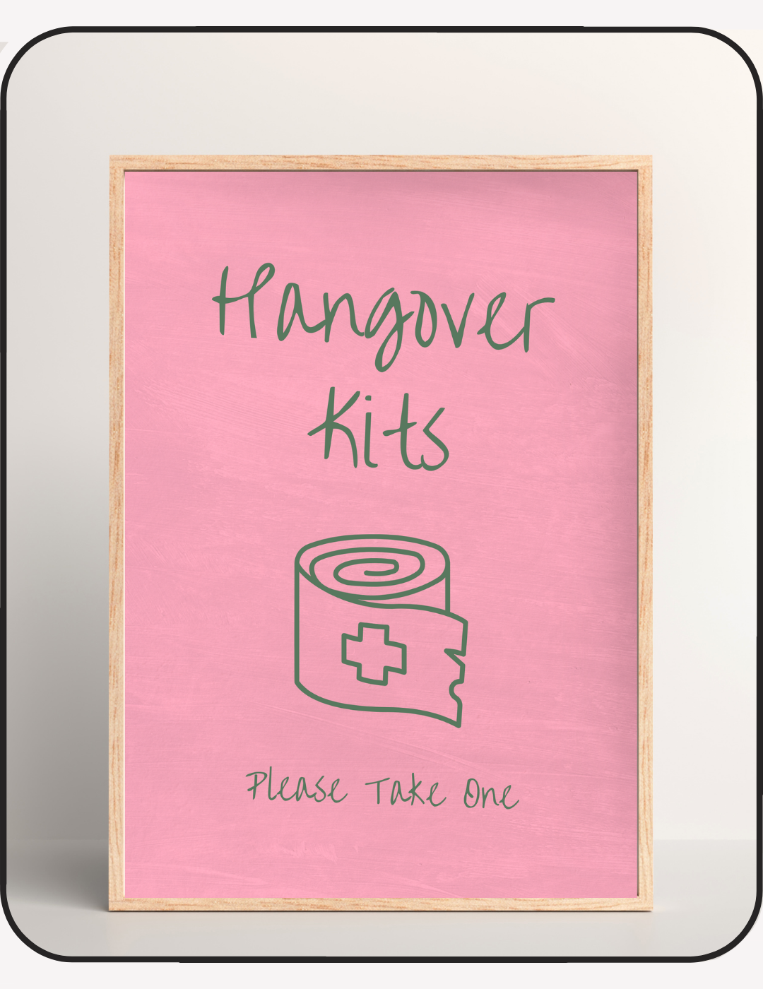 Palm Beach Bachelorette Hangover Sign