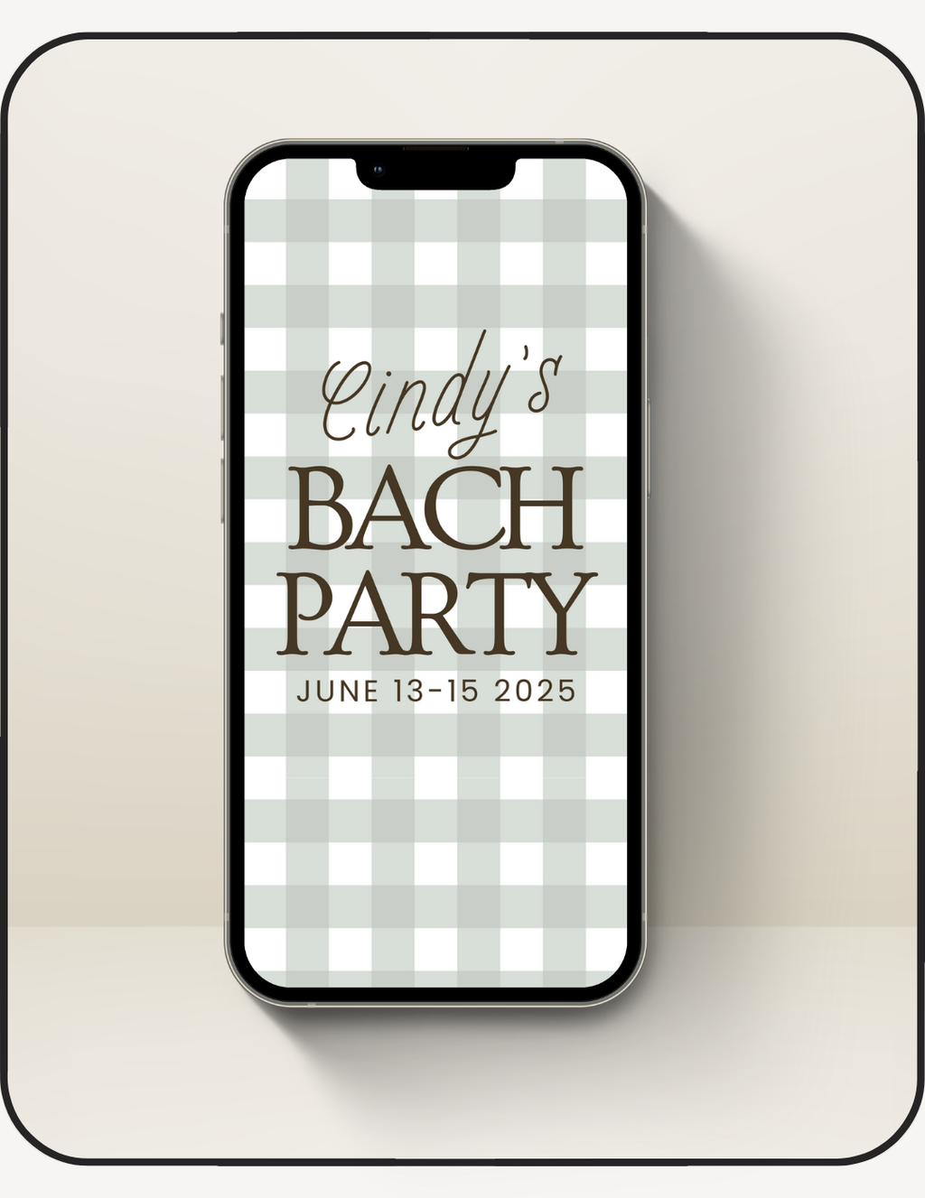 Market Bachelorette Template