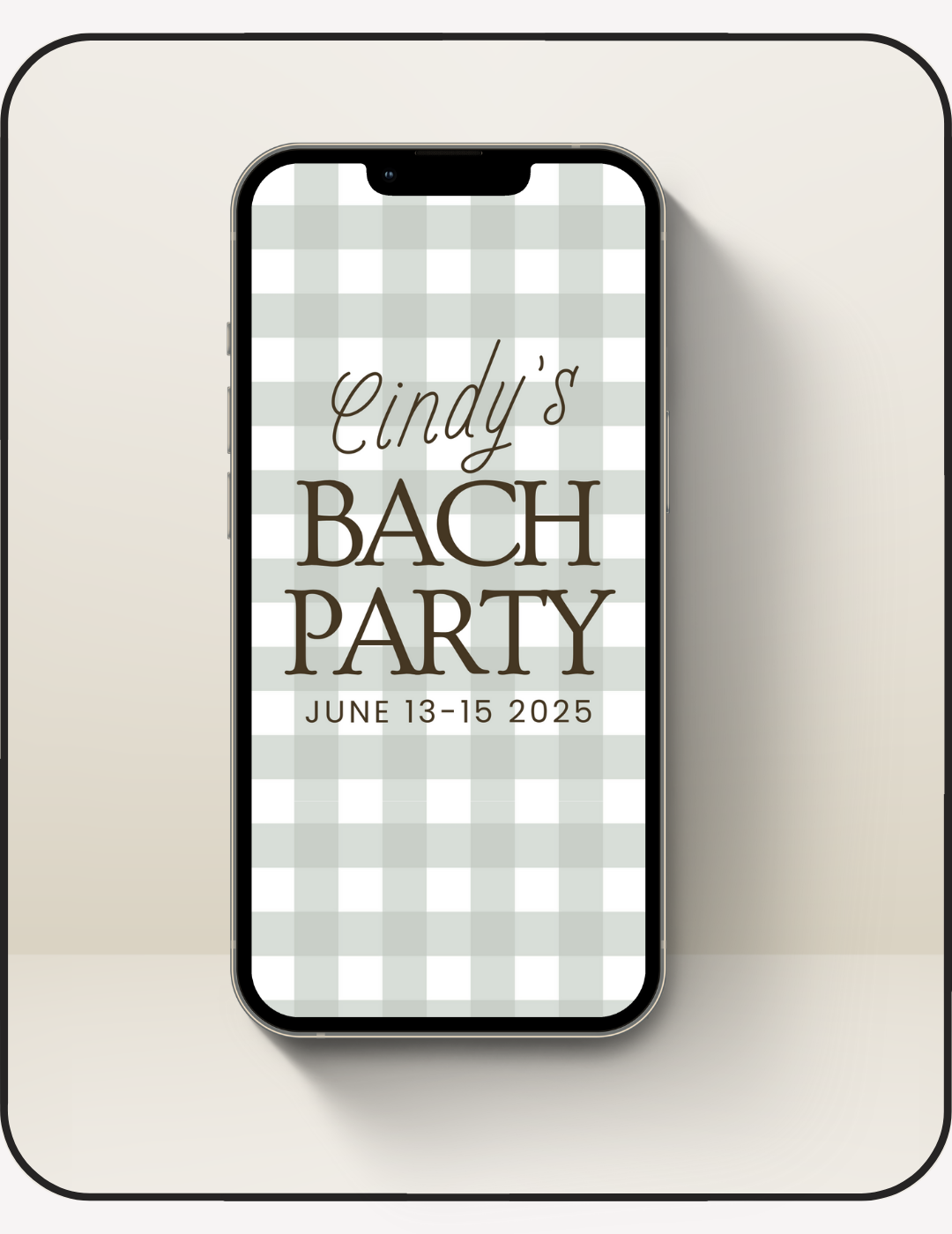 Market Bachelorette Template