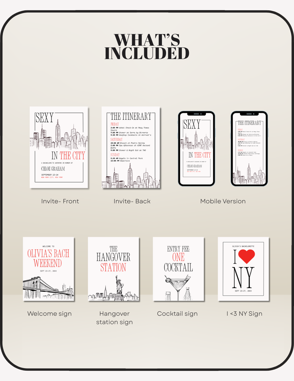 Sexy in the City Bachelorette Pack