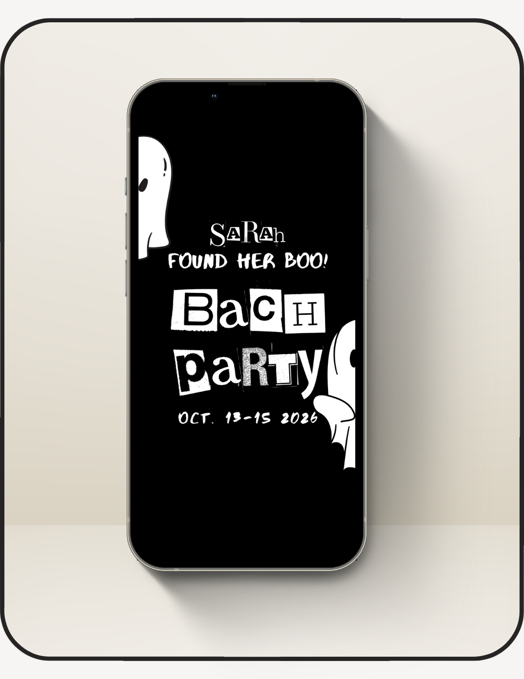 Boo Bachelorette Template