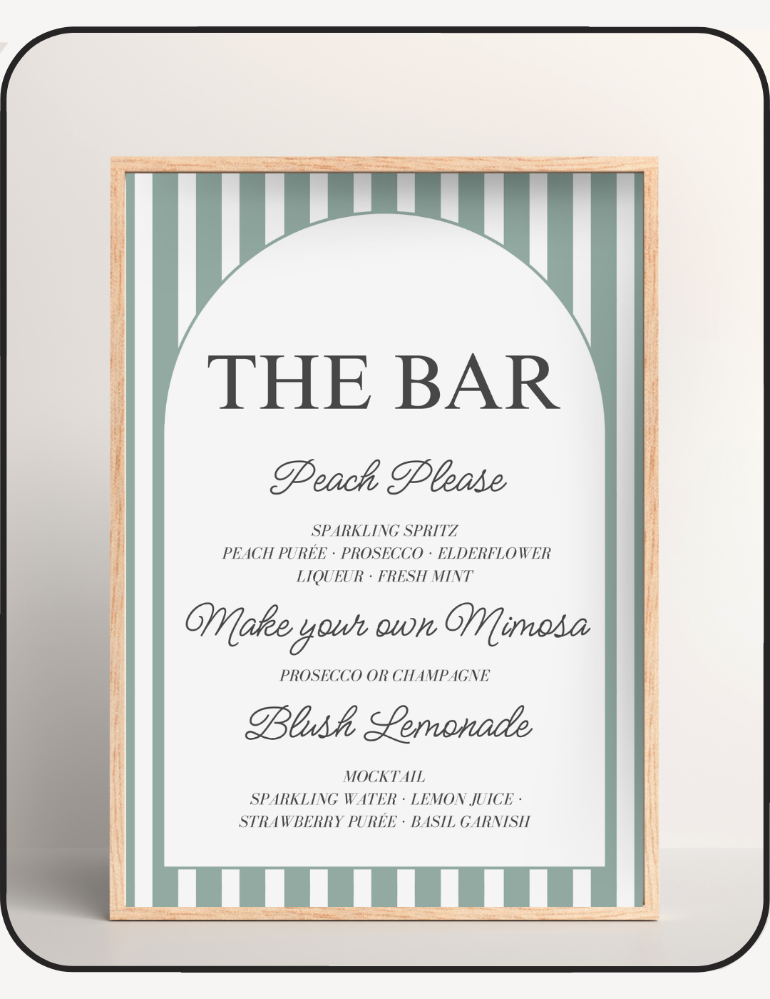 Lakeside Bachelorette Bar Sign