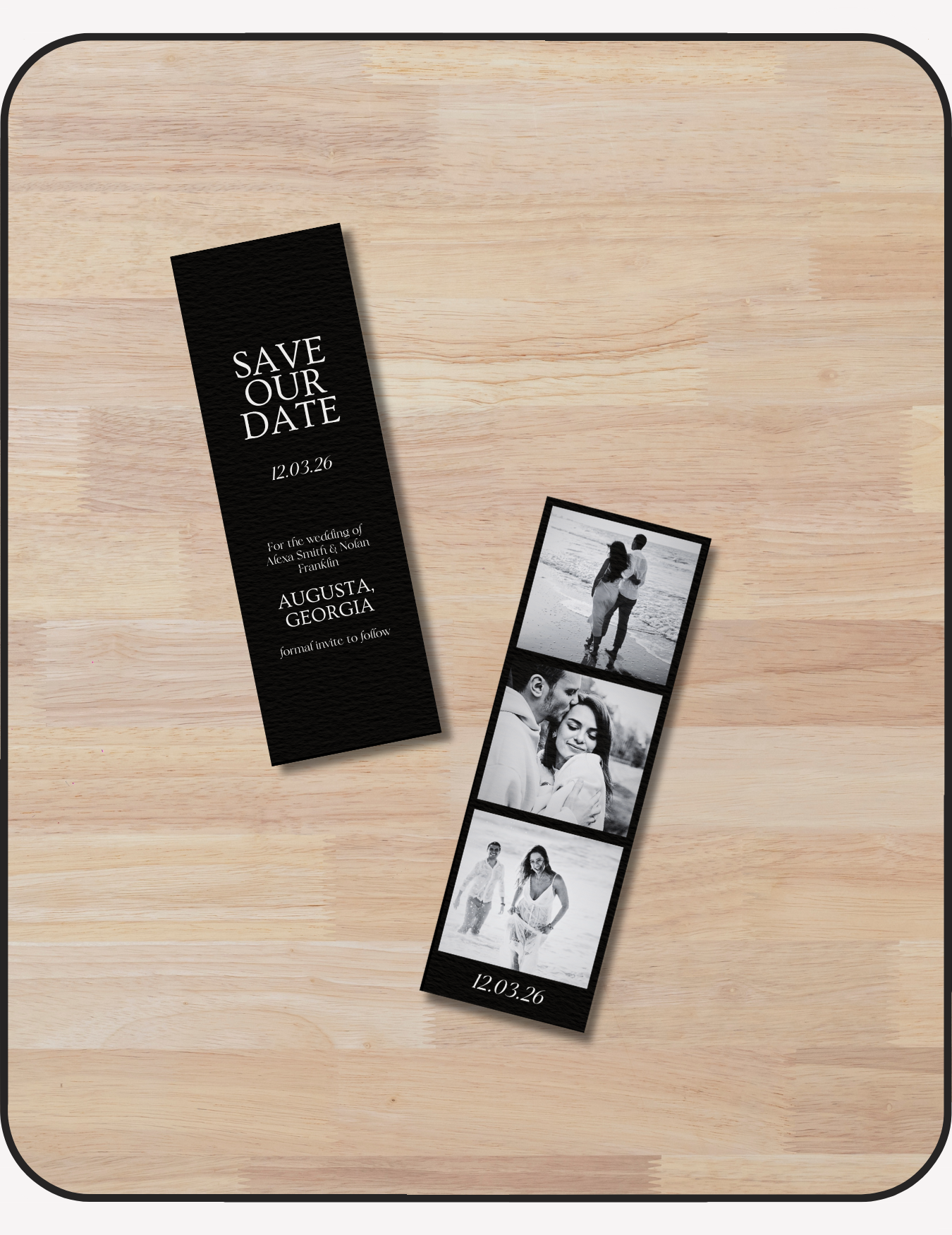 Photobooth Save the Date Invite