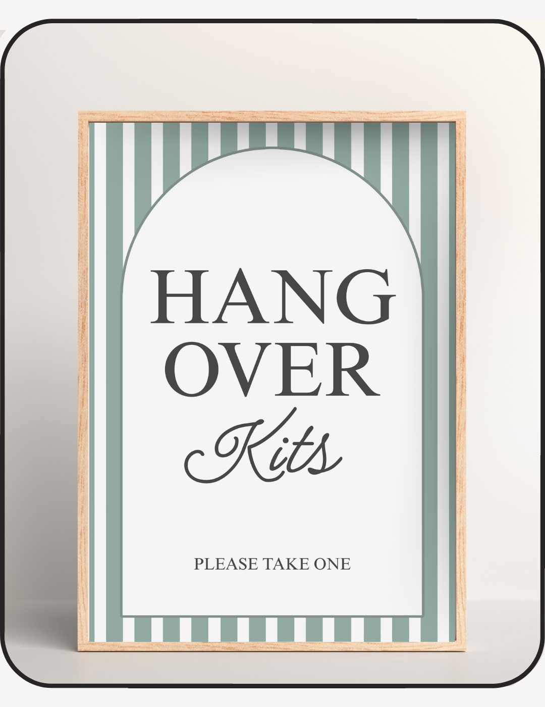 Lakeside Bachelorette Hangover Sign