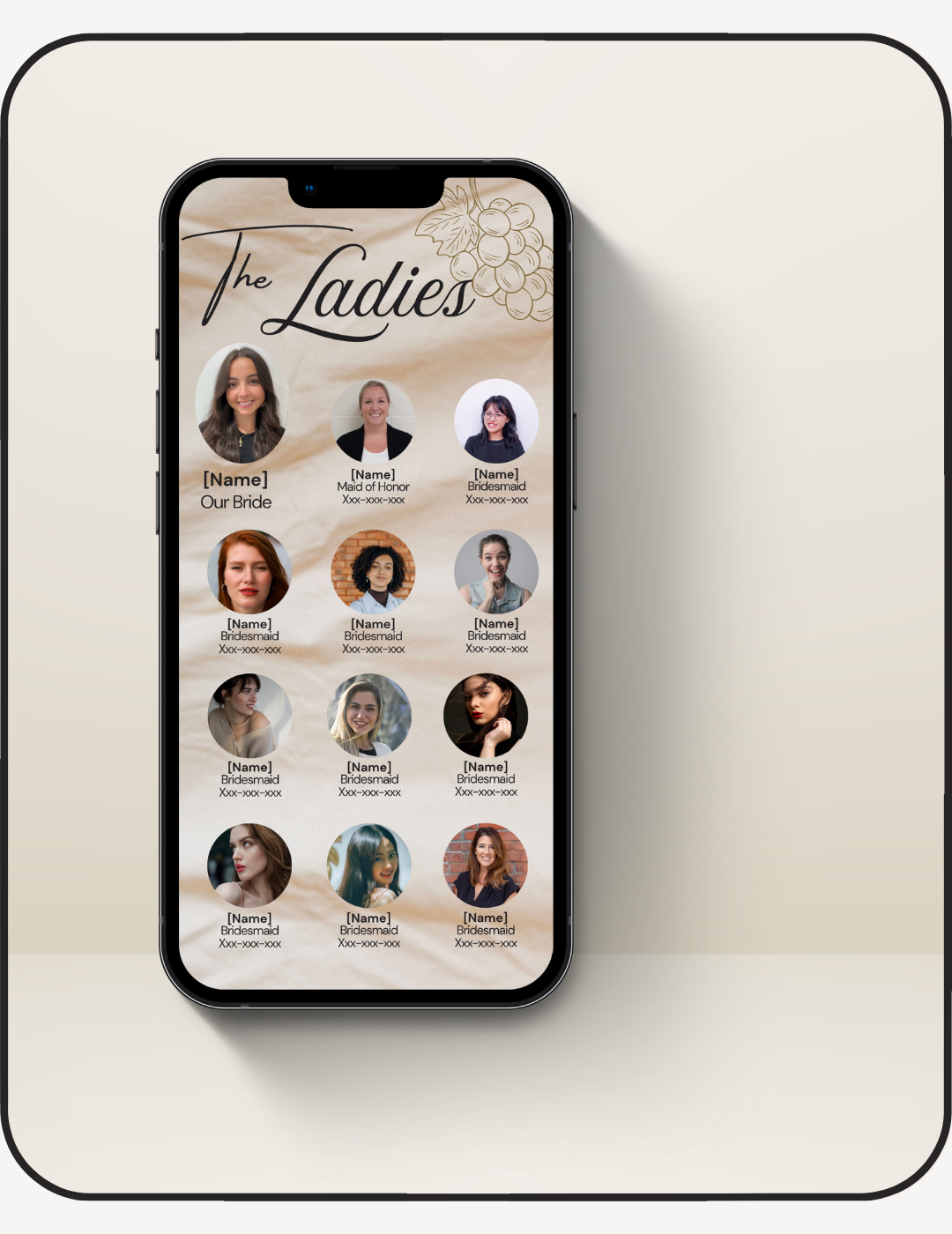 Vino Before Vows Bachelorette Template