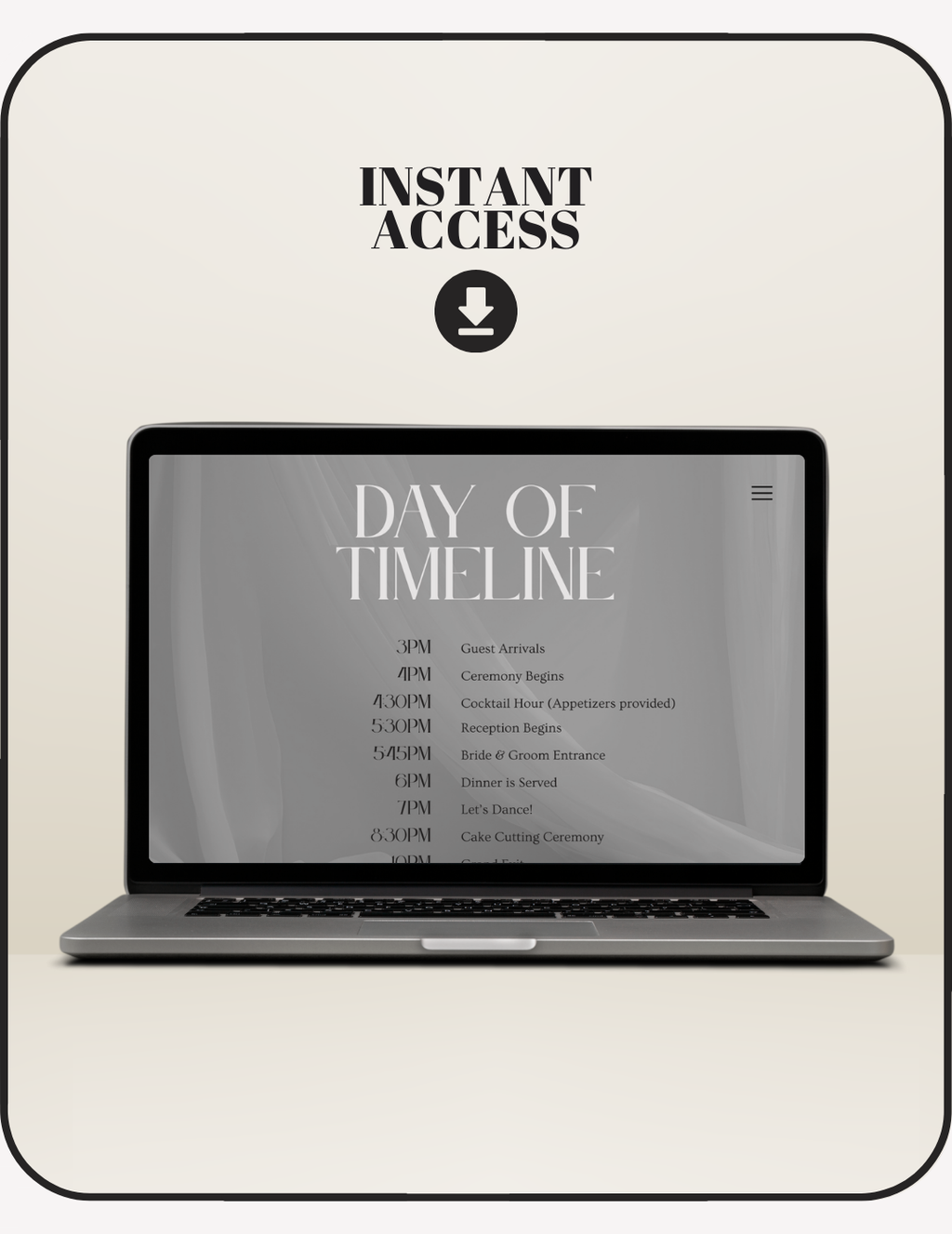 Newspaper Wedding Website Template