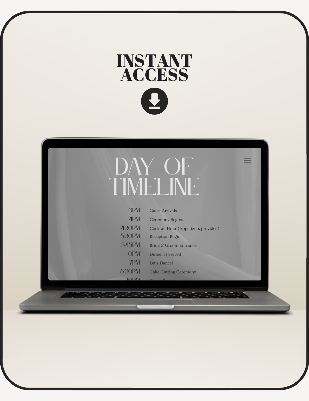 Newspaper Wedding Website Template
