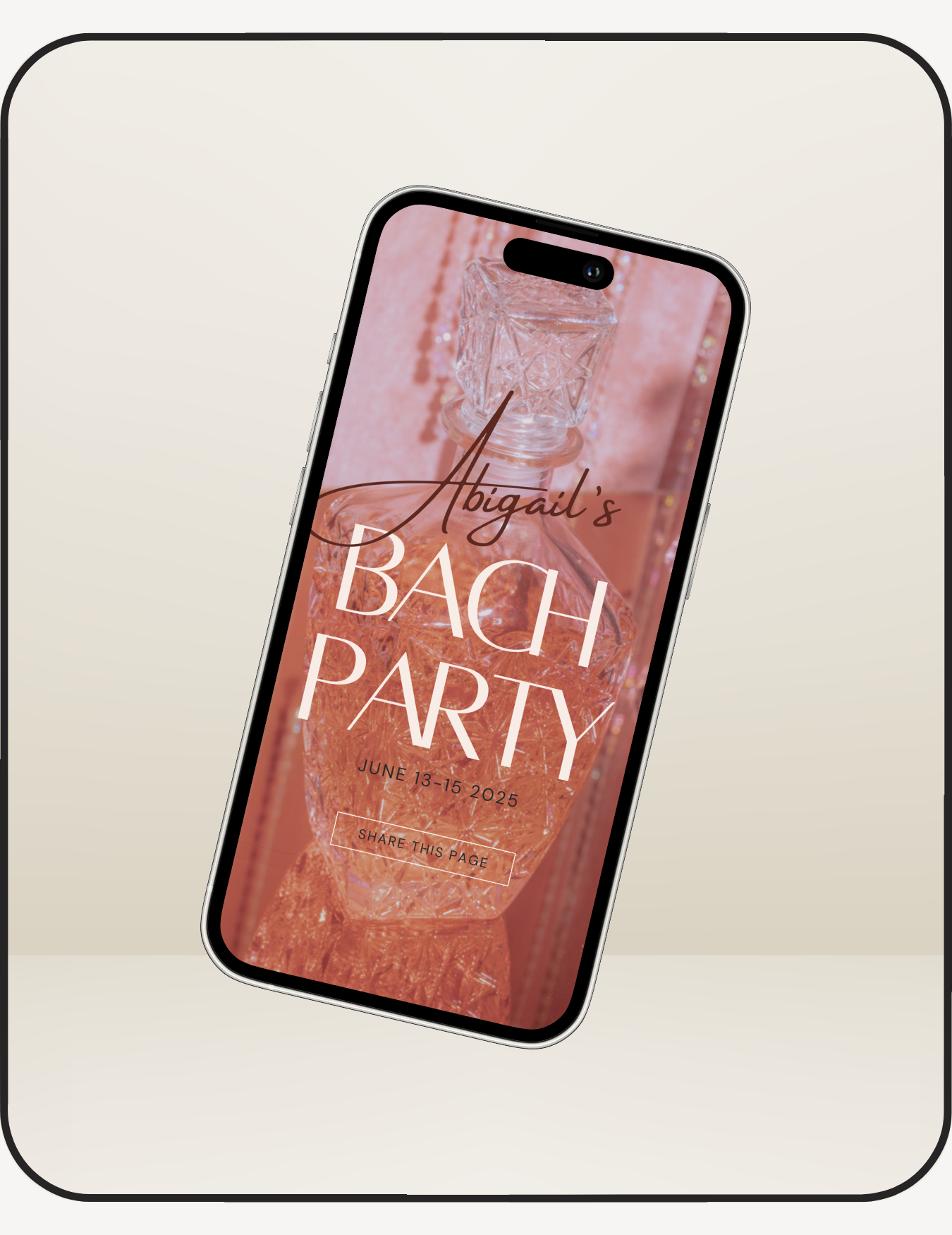 Girly Bachelorette Template