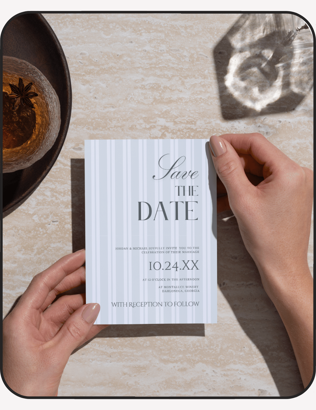 Striped Wedding Suite