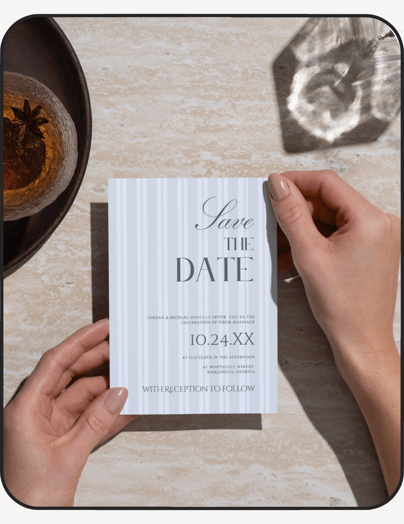 Striped Wedding Suite