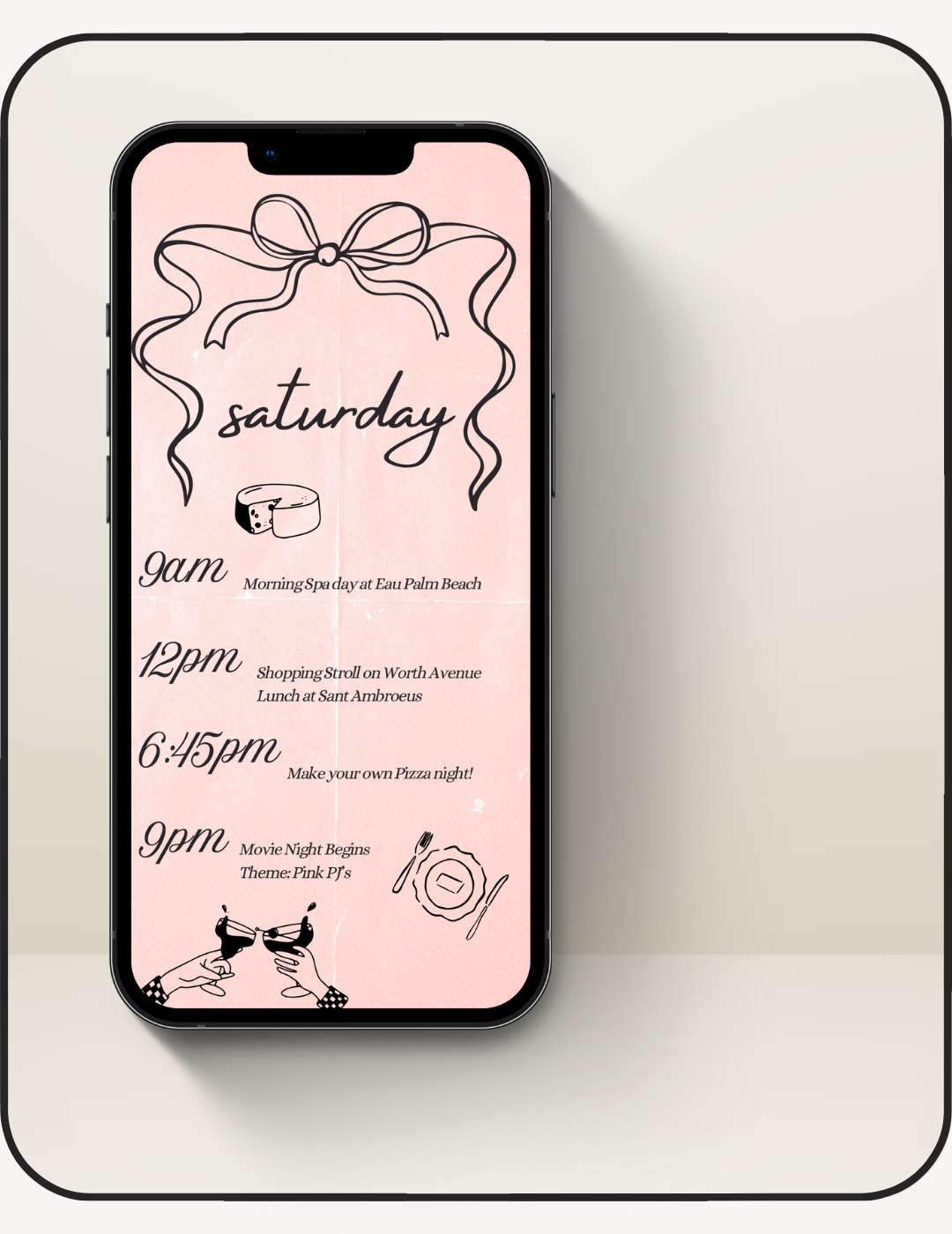 Girls Gone Mild Bachelorette Template