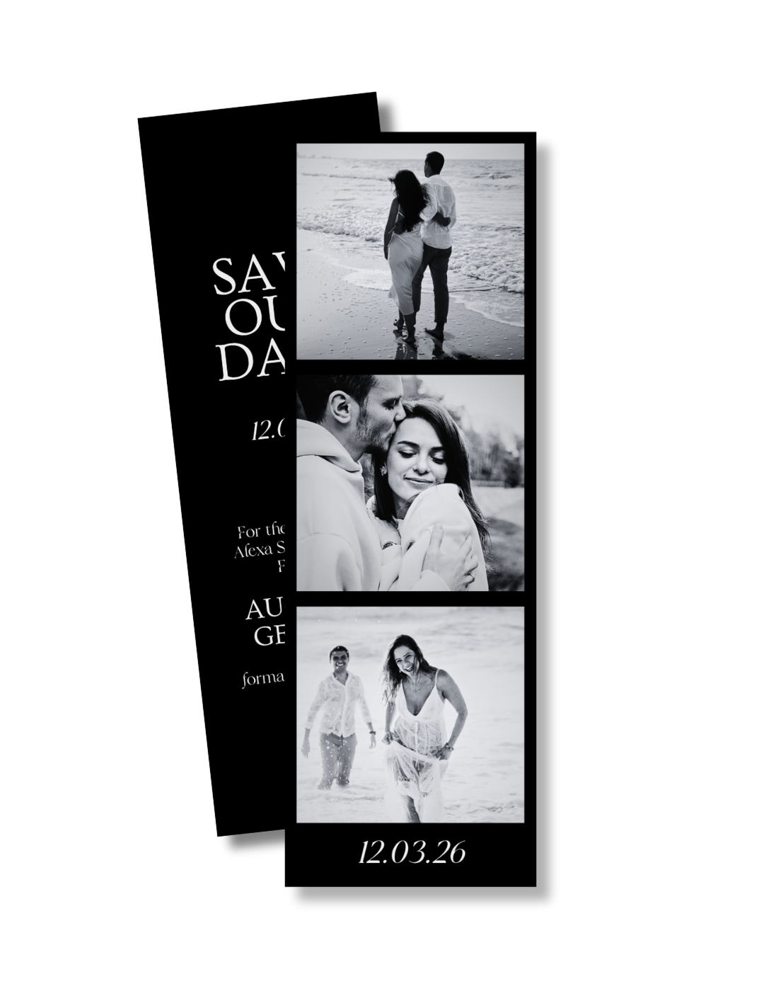 Photobooth Save the Date Invite