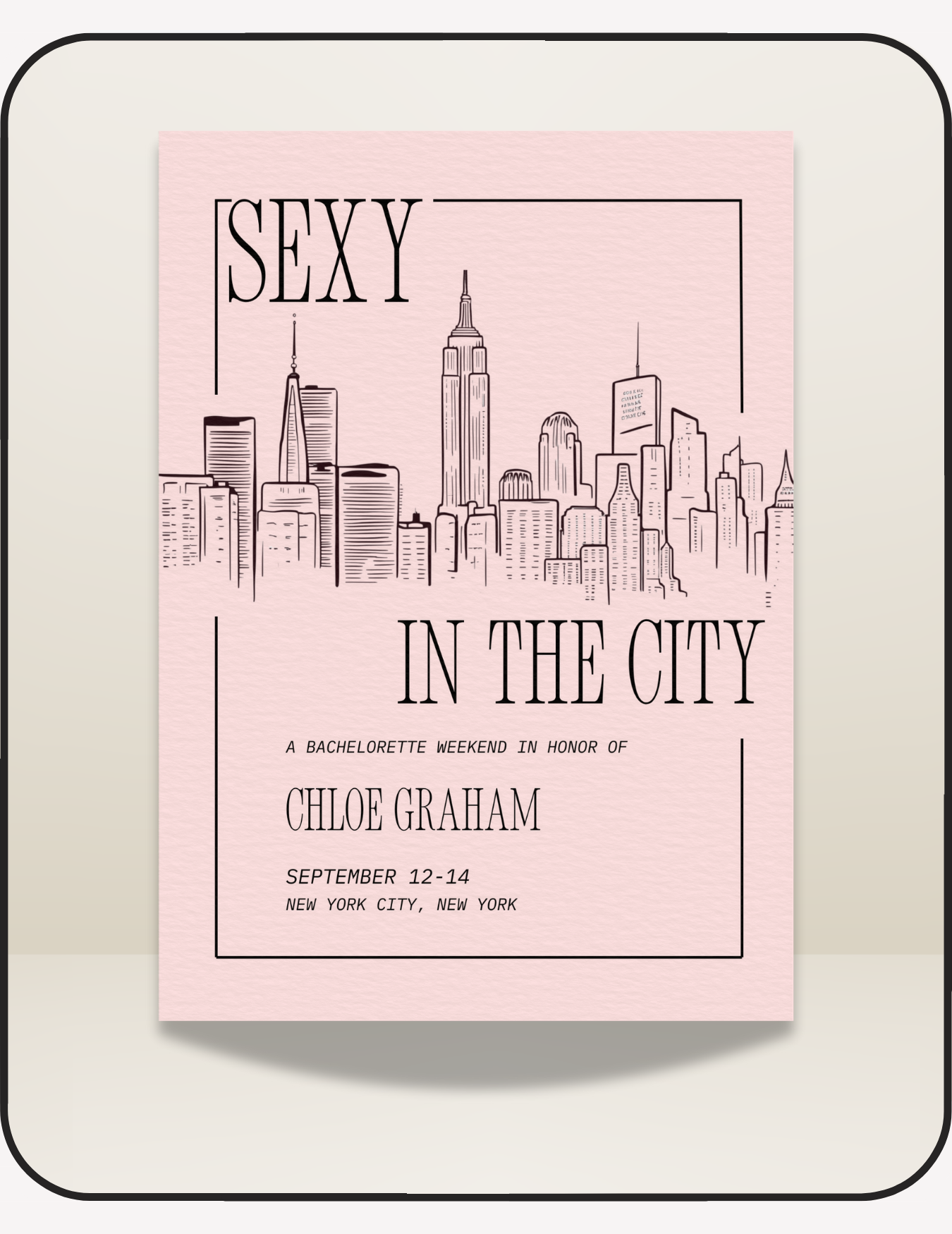 Sexy in the City Bachelorette Pack