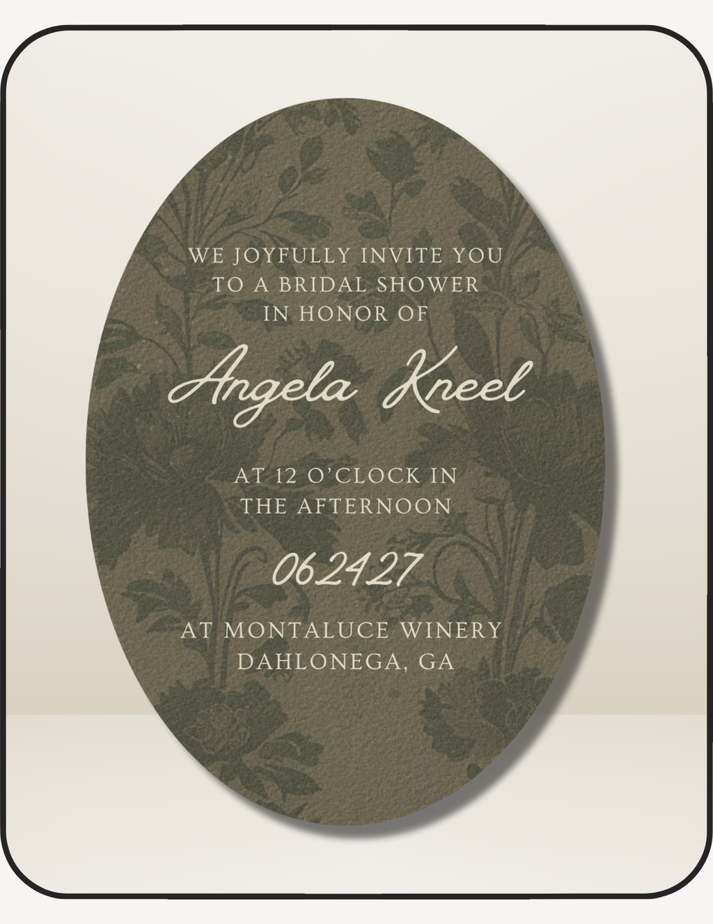 Whimsical Bridal Shower Invite