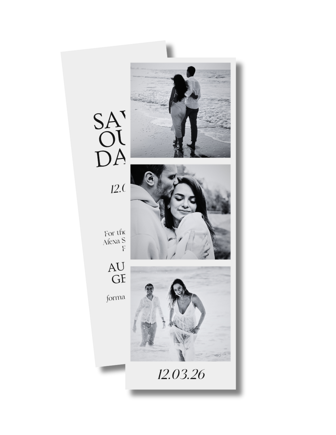 Photobooth Save the Date Invite